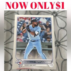 Teoscar Hernandez 2022 Topps Chrome Toronto Blue Jays Baseball Card